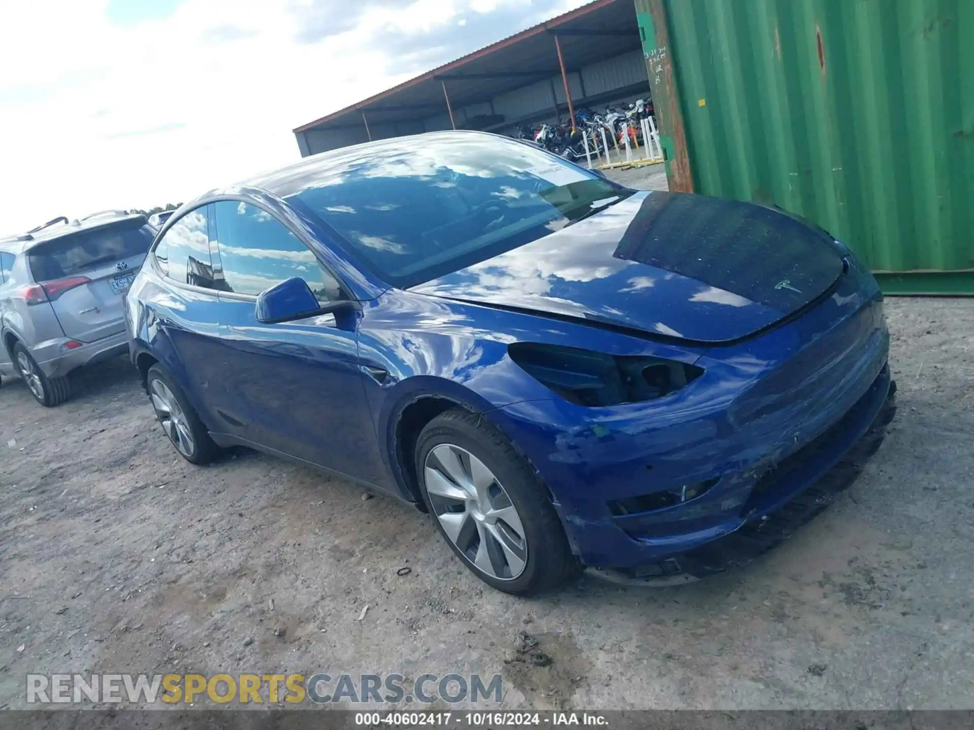 1 Photograph of a damaged car 7SAYGDEE7NA015162 TESLA MODEL Y 2022