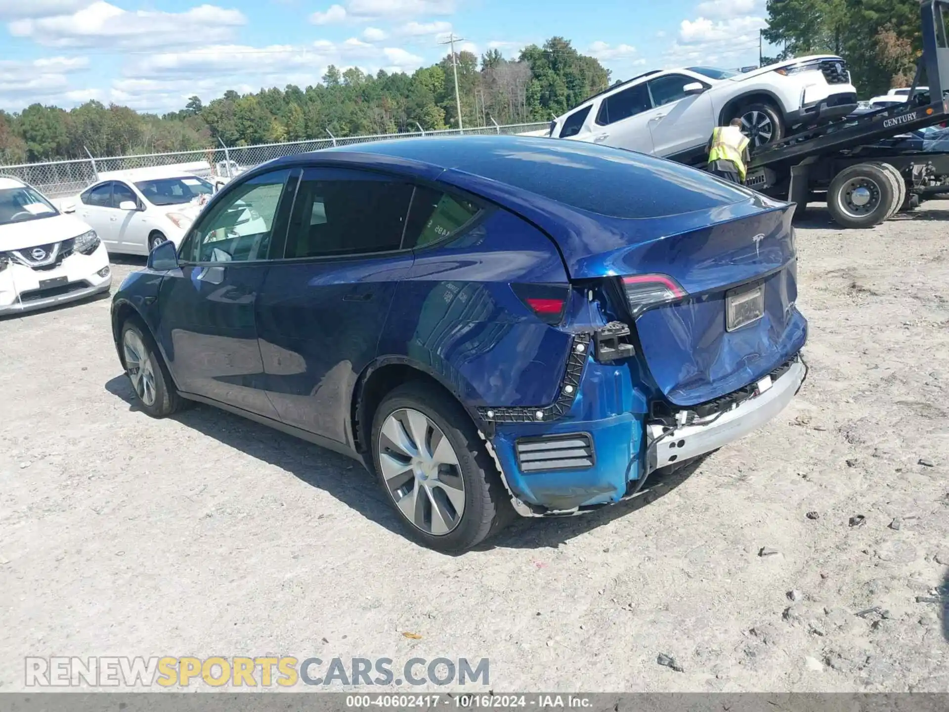 3 Photograph of a damaged car 7SAYGDEE7NA015162 TESLA MODEL Y 2022