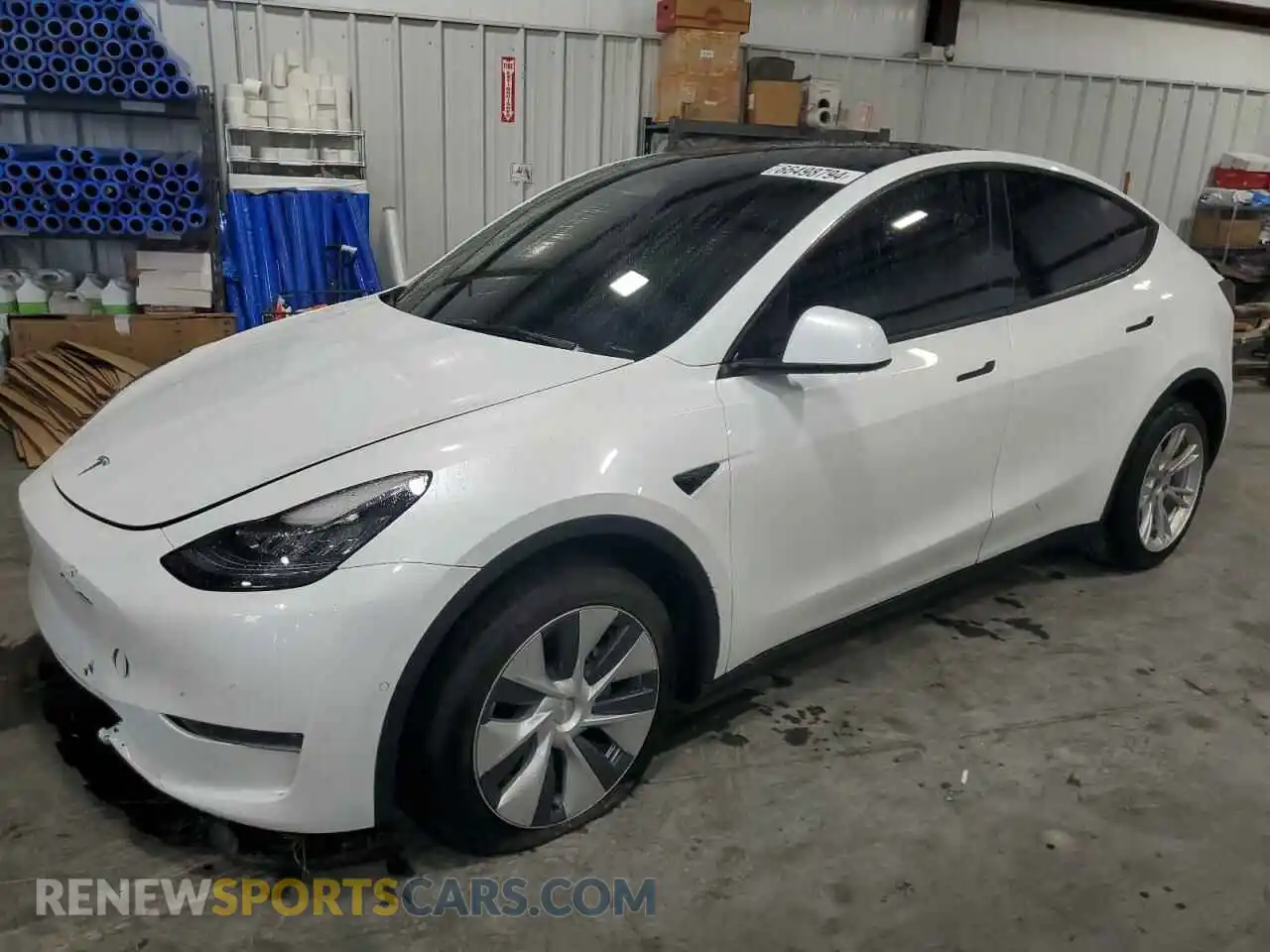 1 Photograph of a damaged car 7SAYGDEE7NA015503 TESLA MODEL Y 2022