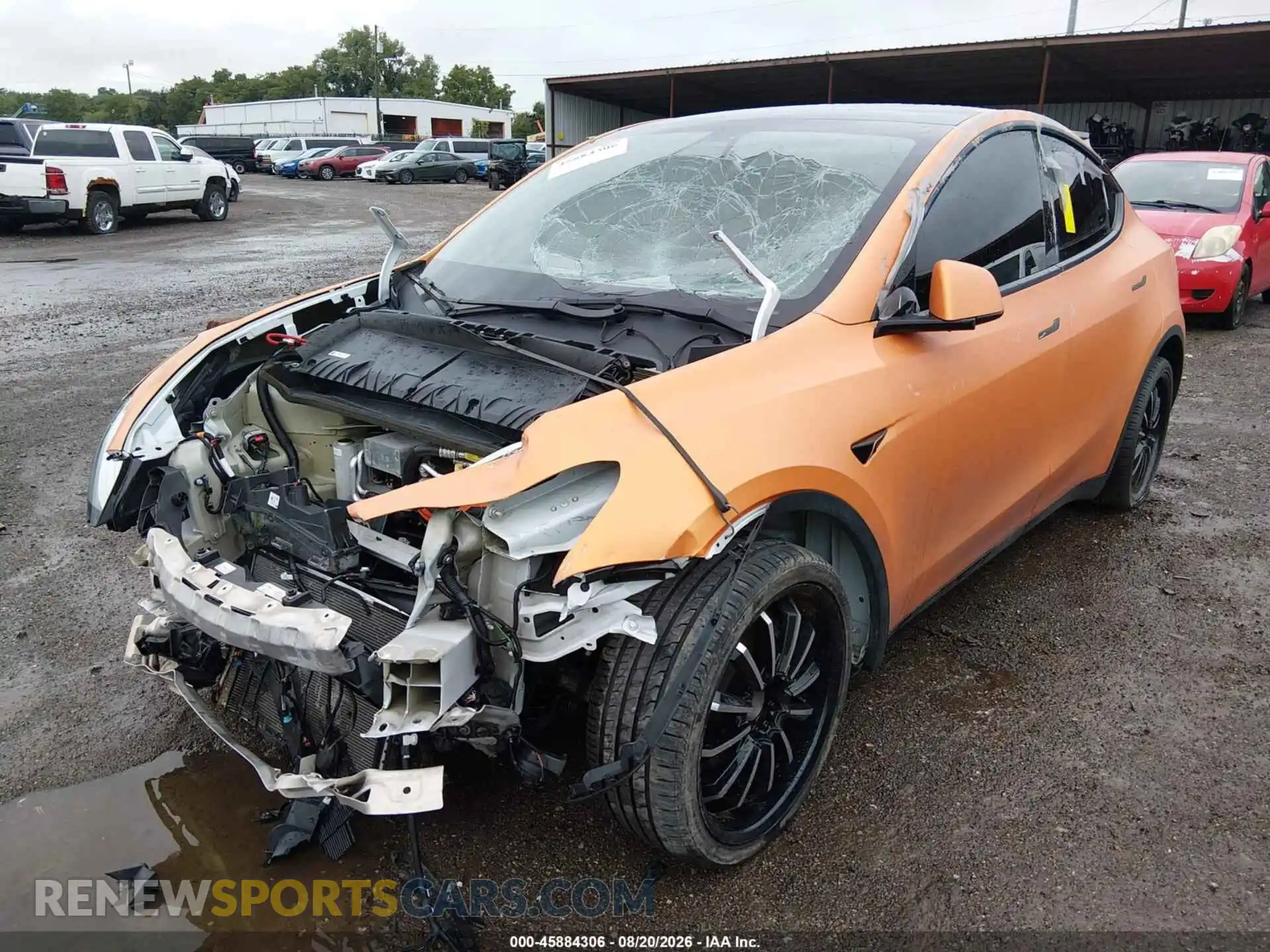 2 Фотография поврежденного автомобиля 7SAYGDEE7NF309373 TESLA MODEL Y 2022