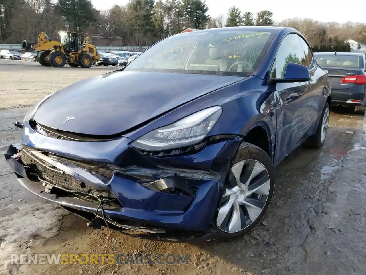 2 Photograph of a damaged car 7SAYGDEE7NF310460 TESLA MODEL Y 2022