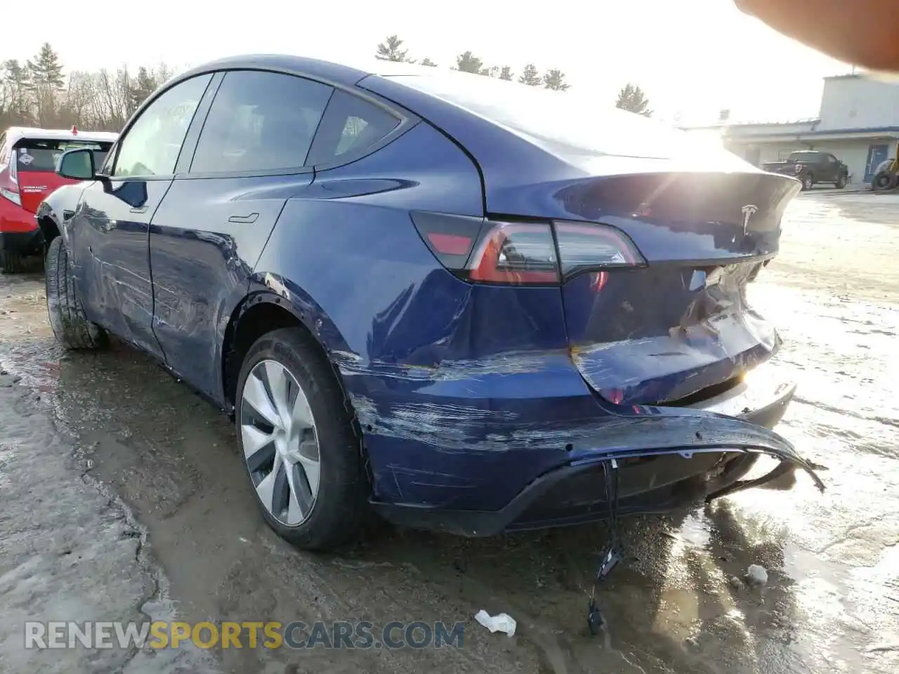 3 Photograph of a damaged car 7SAYGDEE7NF310460 TESLA MODEL Y 2022