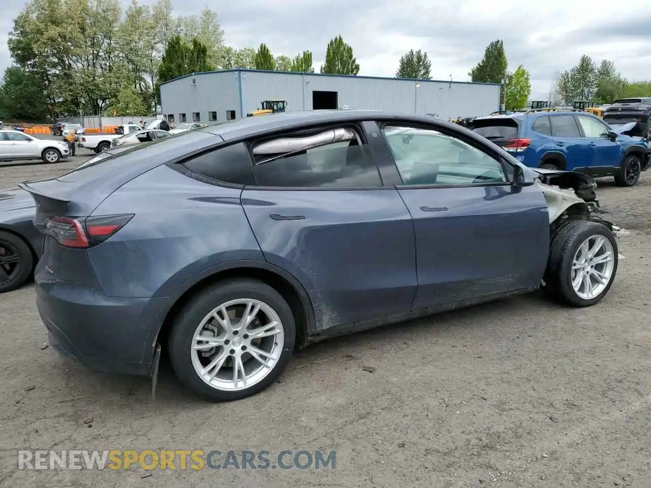 3 Photograph of a damaged car 7SAYGDEE7NF315691 TESLA MODEL Y 2022
