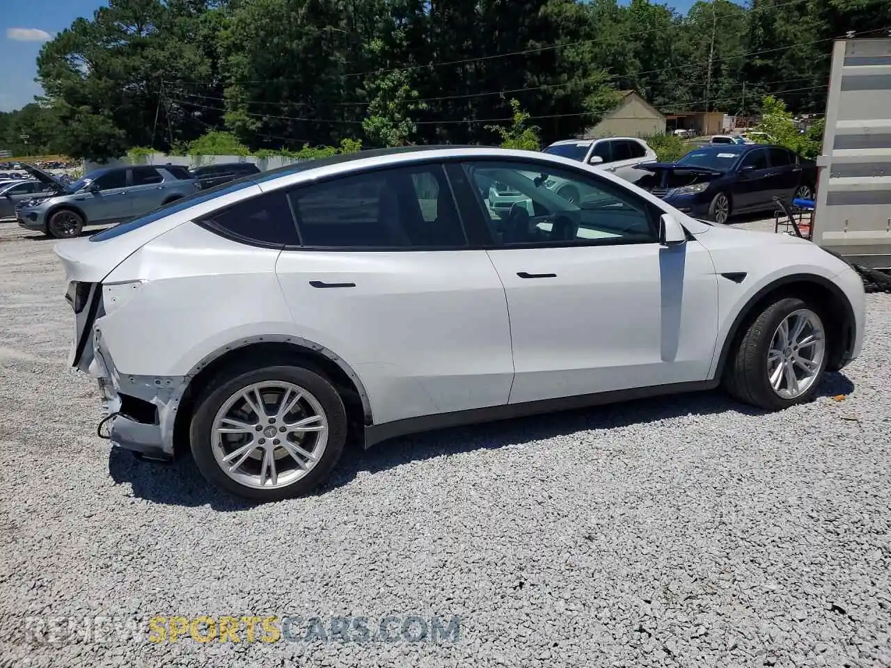 3 Photograph of a damaged car 7SAYGDEE7NF327839 TESLA MODEL Y 2022