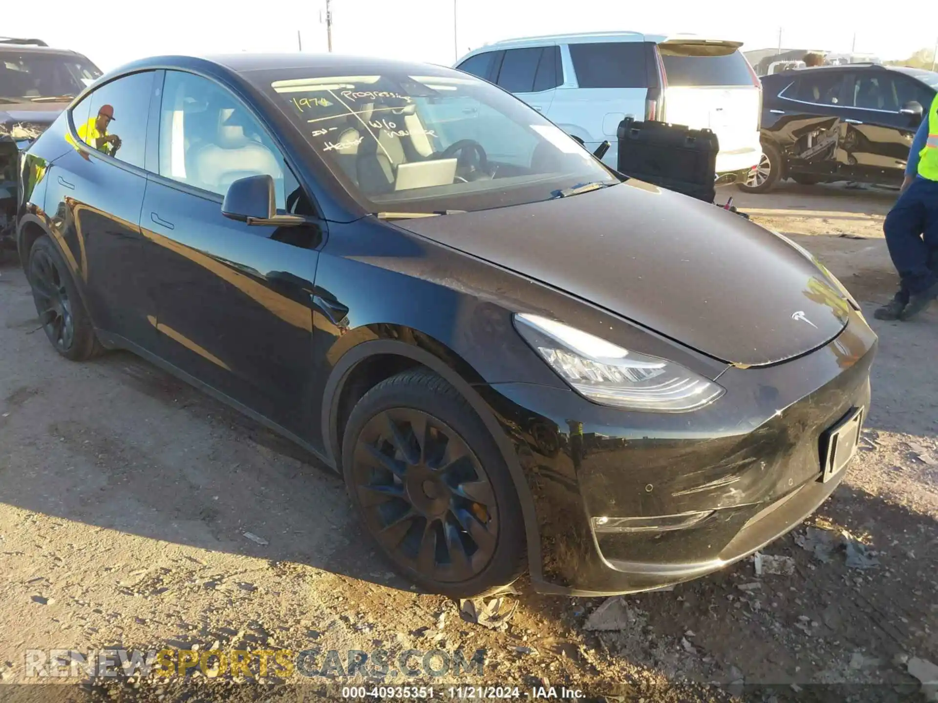 1 fotografías del automóvil dañado 7SAYGDEE7NF363014 TESLA MODEL Y 2022