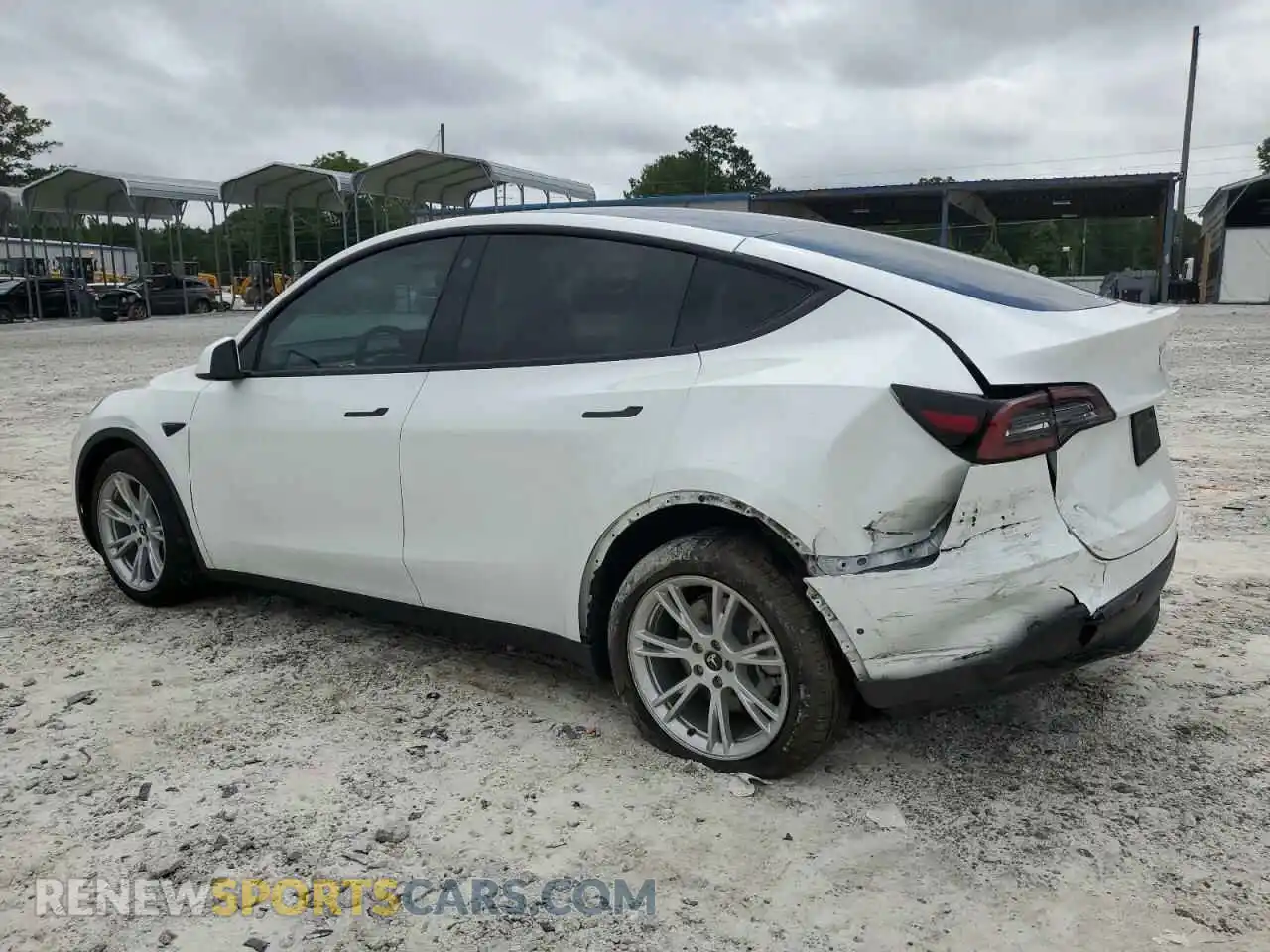 2 fotografías del automóvil dañado 7SAYGDEE7NF368908 TESLA MODEL Y 2022