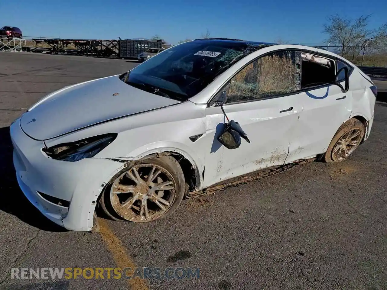 1 Photograph of a damaged car 7SAYGDEE7NF368987 TESLA MODEL Y 2022