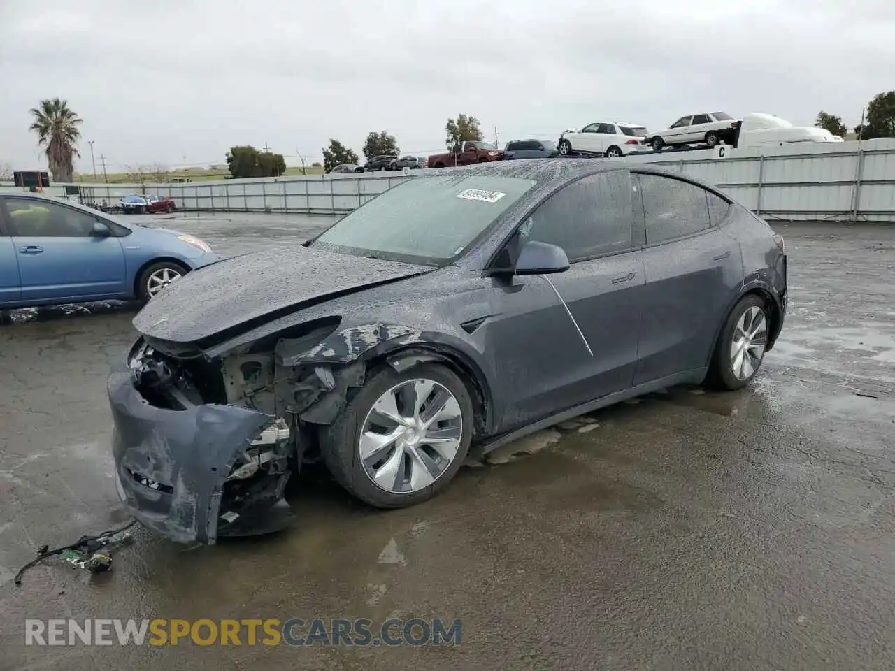 1 Photograph of a damaged car 7SAYGDEE7NF369234 TESLA MODEL Y 2022