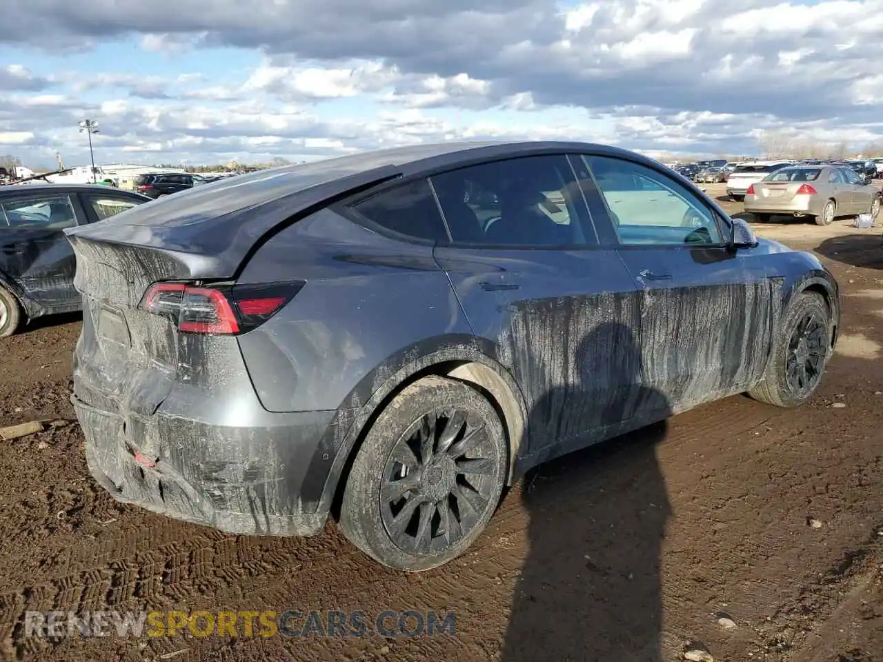 3 Photograph of a damaged car 7SAYGDEE7NF386082 TESLA MODEL Y 2022