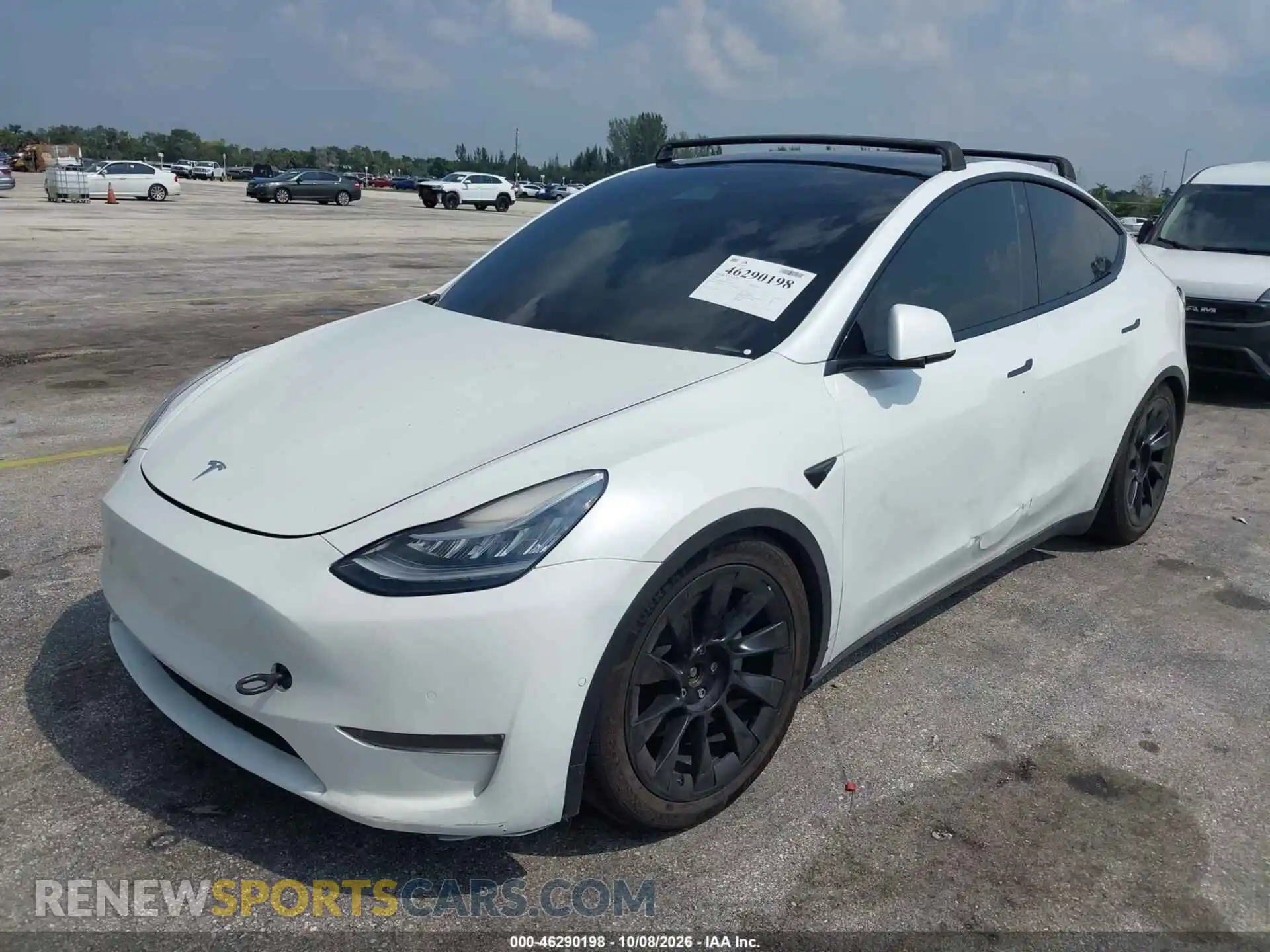 2 Photograph of a damaged car 7SAYGDEE7NF386535 TESLA MODEL Y 2022