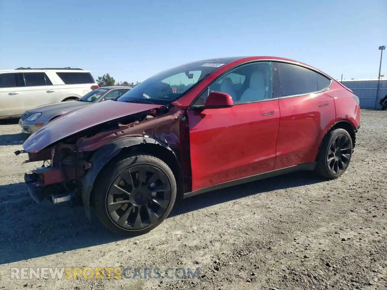 1 Photograph of a damaged car 7SAYGDEE7NF399401 TESLA MODEL Y 2022