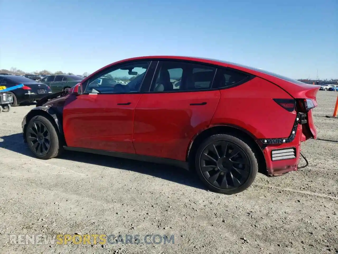 2 Photograph of a damaged car 7SAYGDEE7NF399401 TESLA MODEL Y 2022