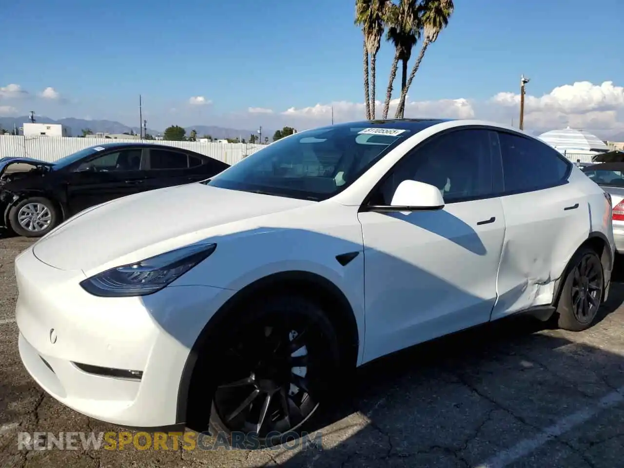 1 Photograph of a damaged car 7SAYGDEE7NF402622 TESLA MODEL Y 2022