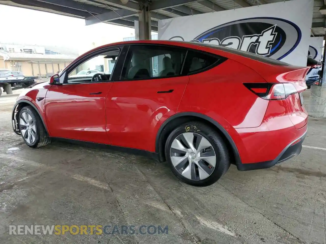 2 Фотография поврежденного автомобиля 7SAYGDEE7NF423079 TESLA MODEL Y 2022