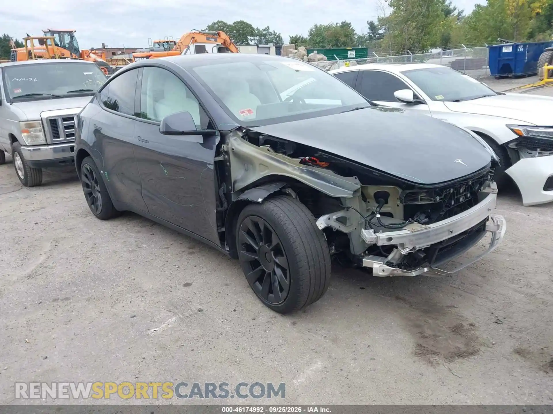 1 Photograph of a damaged car 7SAYGDEE7NF424622 TESLA MODEL Y 2022