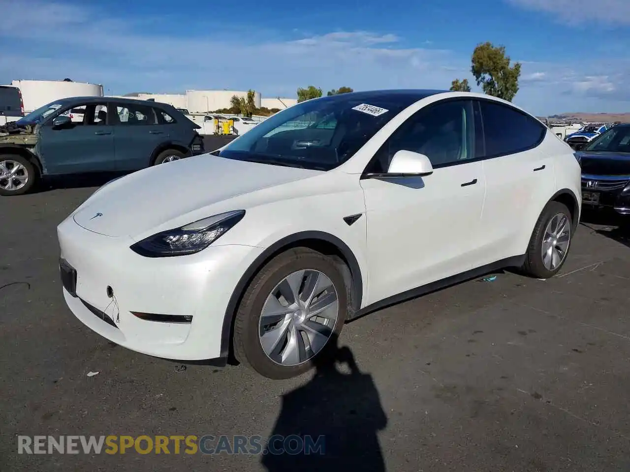 1 fotografías del automóvil dañado 7SAYGDEE7NF443655 TESLA MODEL Y 2022