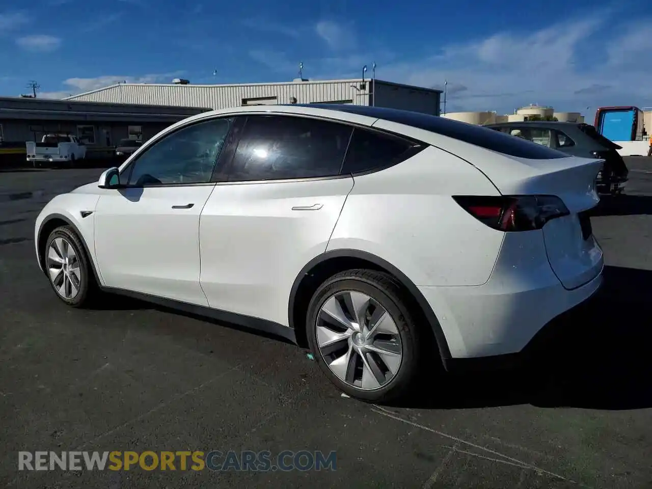 2 fotografías del automóvil dañado 7SAYGDEE7NF443655 TESLA MODEL Y 2022
