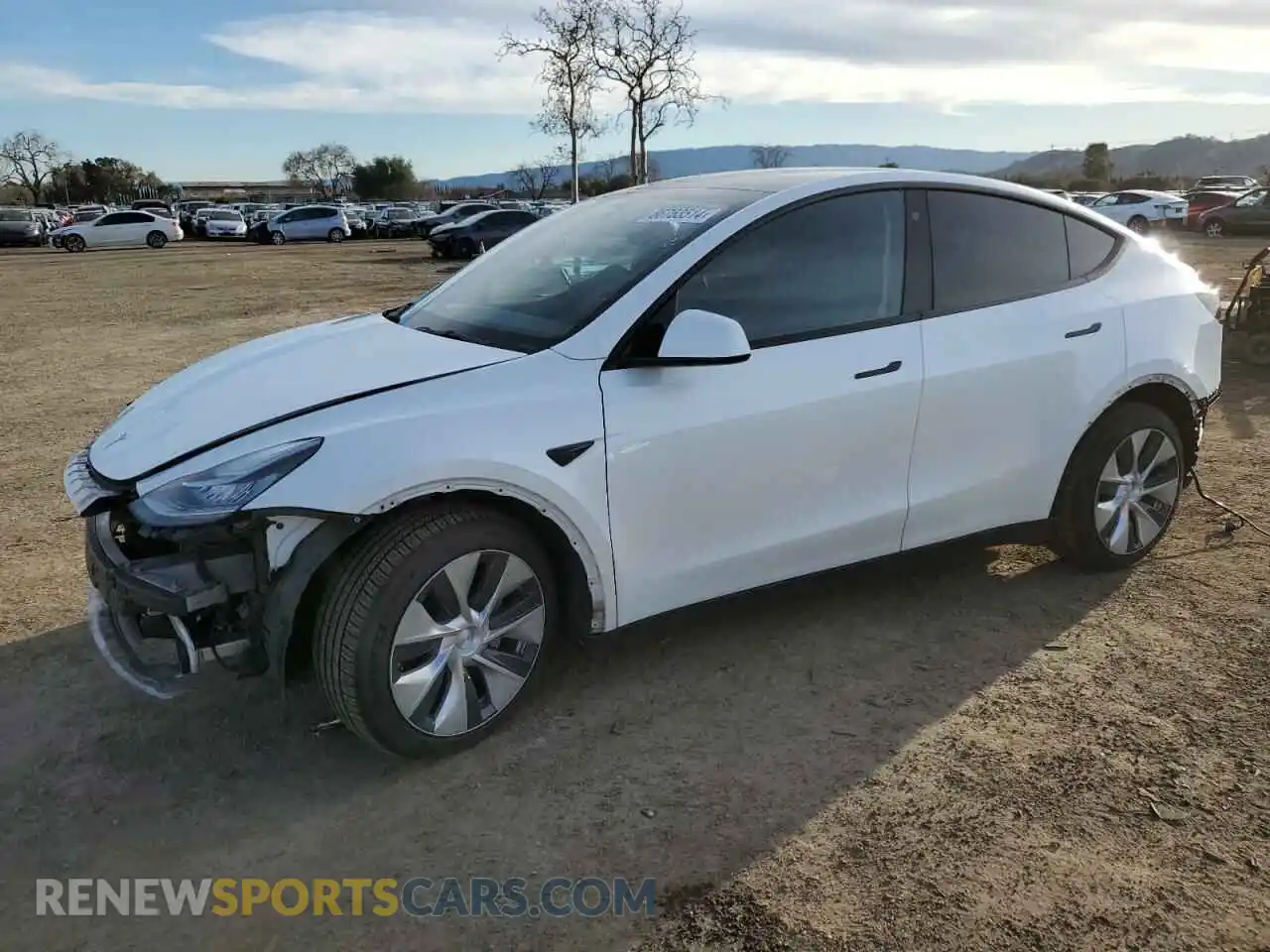 1 Photograph of a damaged car 7SAYGDEE7NF457930 TESLA MODEL Y 2022