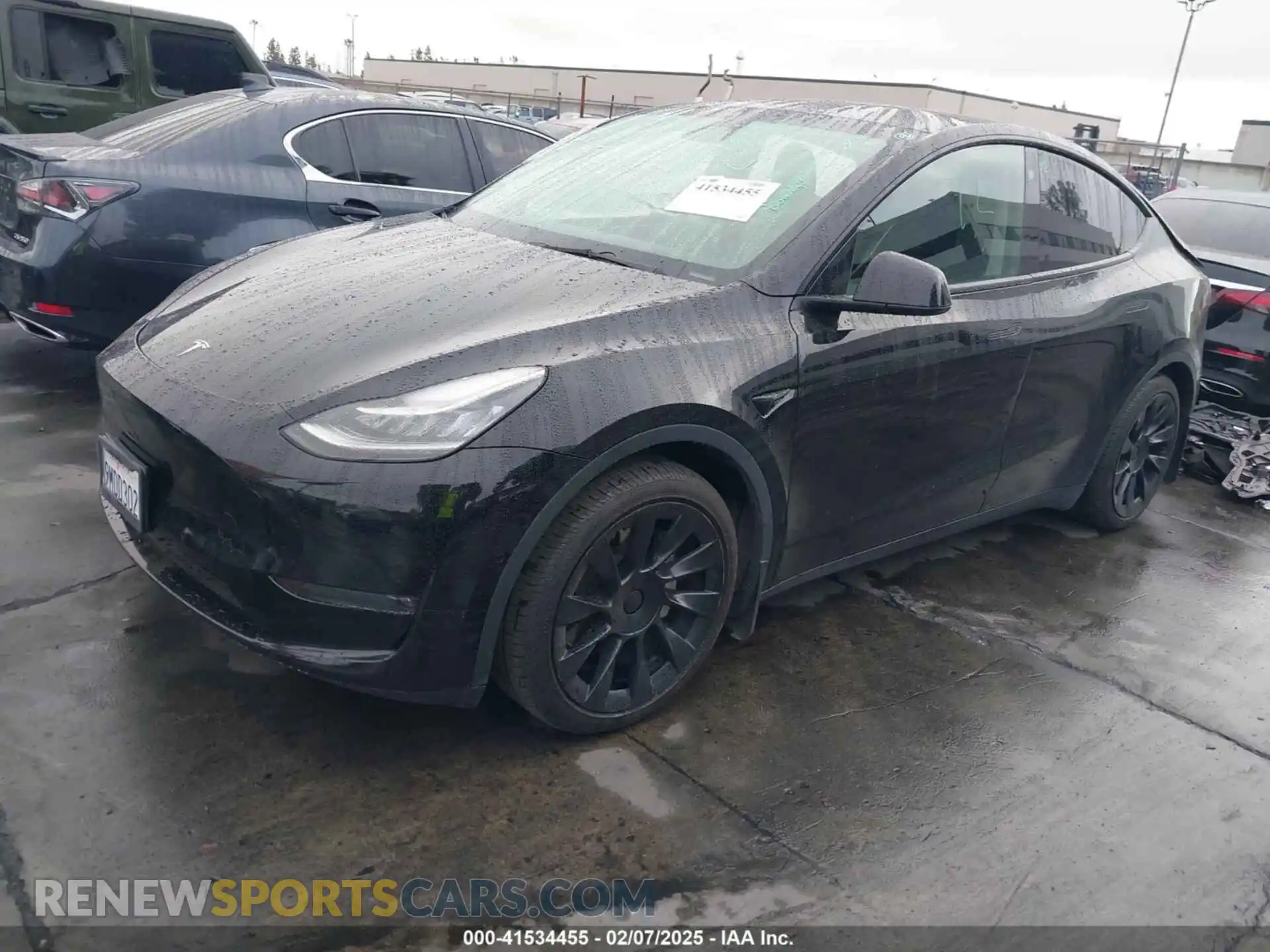 2 Photograph of a damaged car 7SAYGDEE7NF481144 TESLA MODEL Y 2022