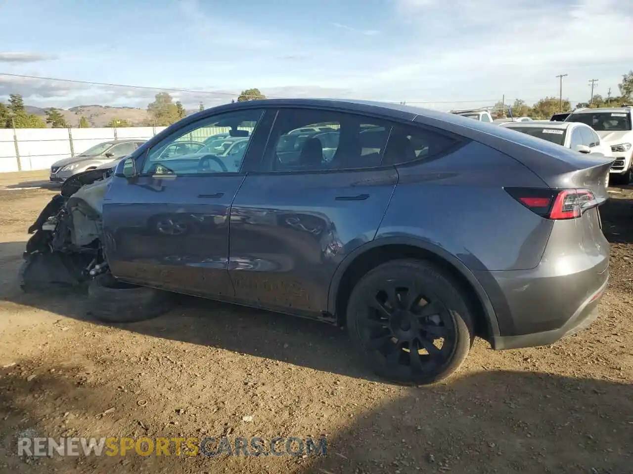 2 Photograph of a damaged car 7SAYGDEE7NF548650 TESLA MODEL Y 2022