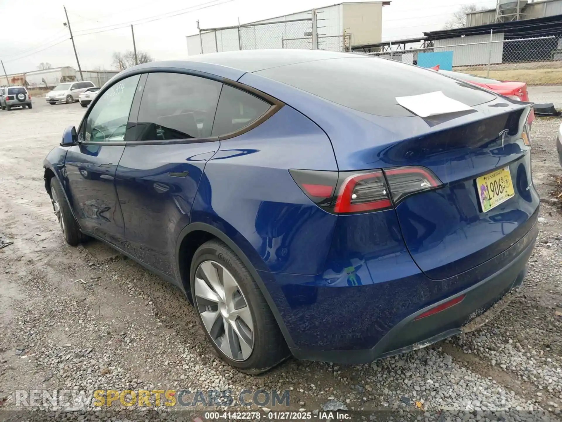 3 Photograph of a damaged car 7SAYGDEE7NF563035 TESLA MODEL Y 2022