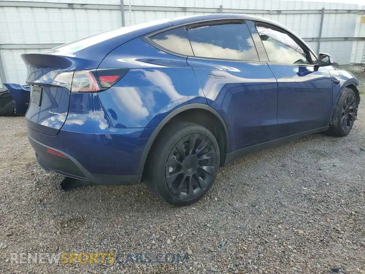 3 Photograph of a damaged car 7SAYGDEE8NA003845 TESLA MODEL Y 2022