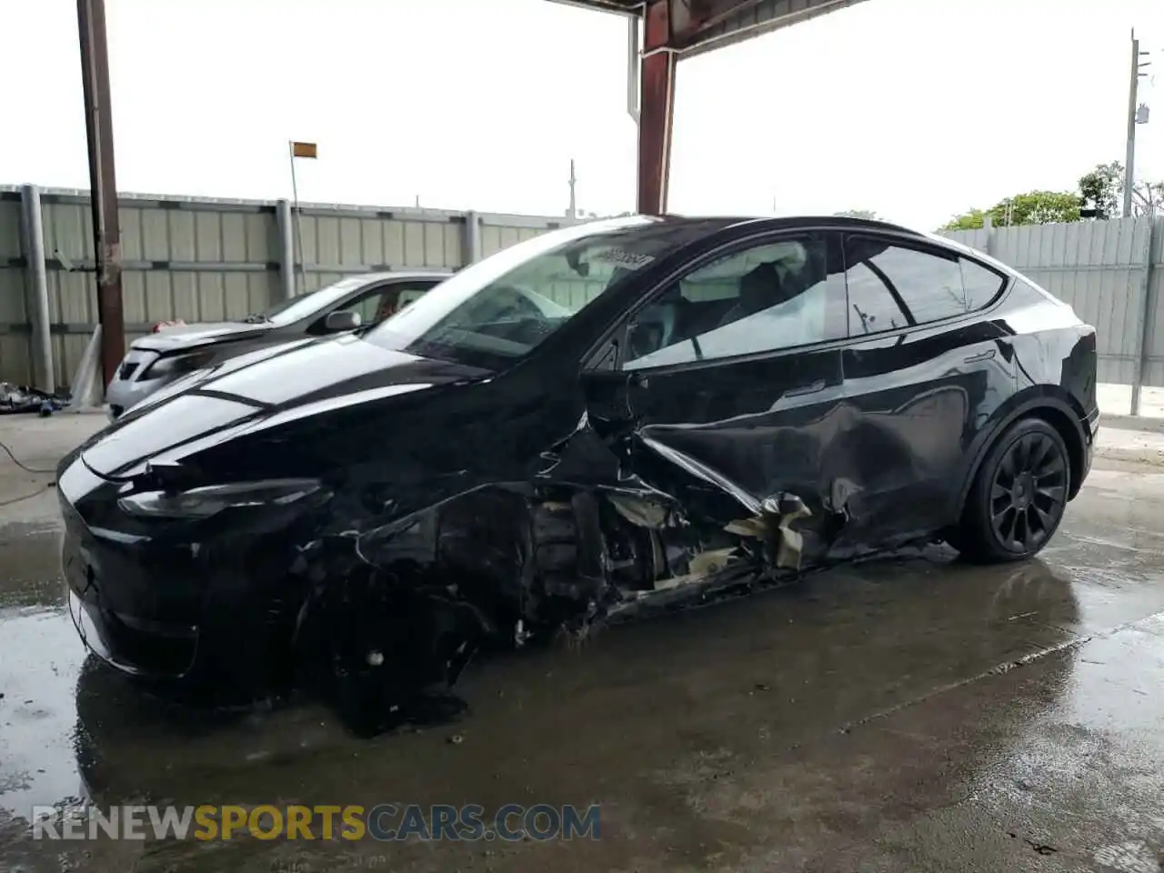 1 Photograph of a damaged car 7SAYGDEE8NA005983 TESLA MODEL Y 2022
