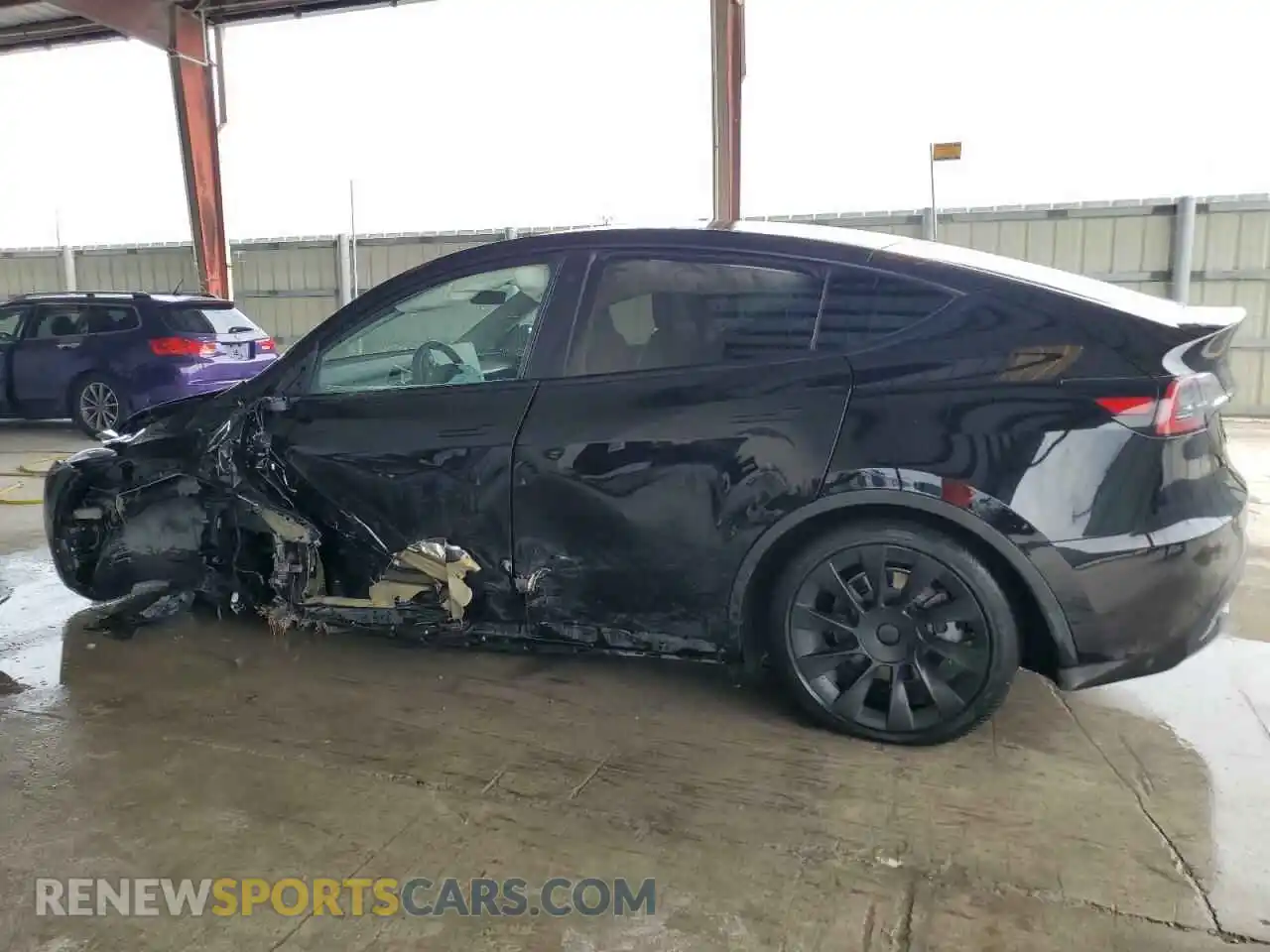 2 Photograph of a damaged car 7SAYGDEE8NA005983 TESLA MODEL Y 2022