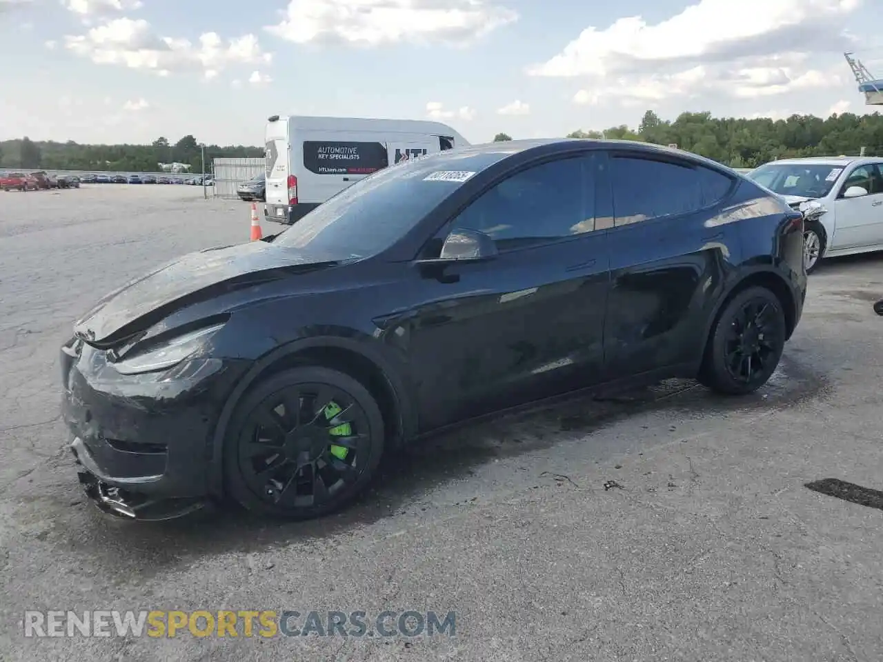 1 Photograph of a damaged car 7SAYGDEE8NA006695 TESLA MODEL Y 2022