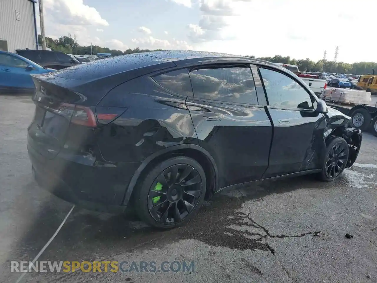 3 Photograph of a damaged car 7SAYGDEE8NA006695 TESLA MODEL Y 2022