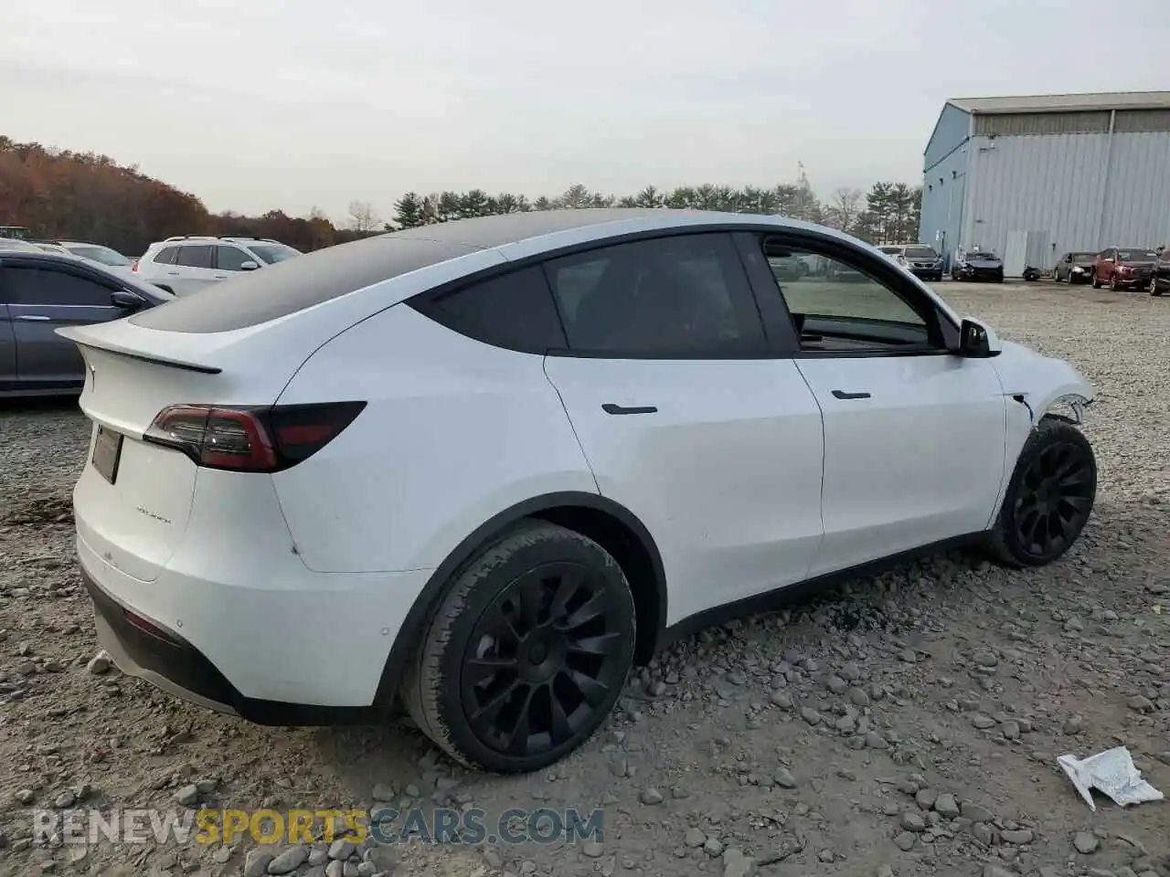 3 Photograph of a damaged car 7SAYGDEE8NA010522 TESLA MODEL Y 2022