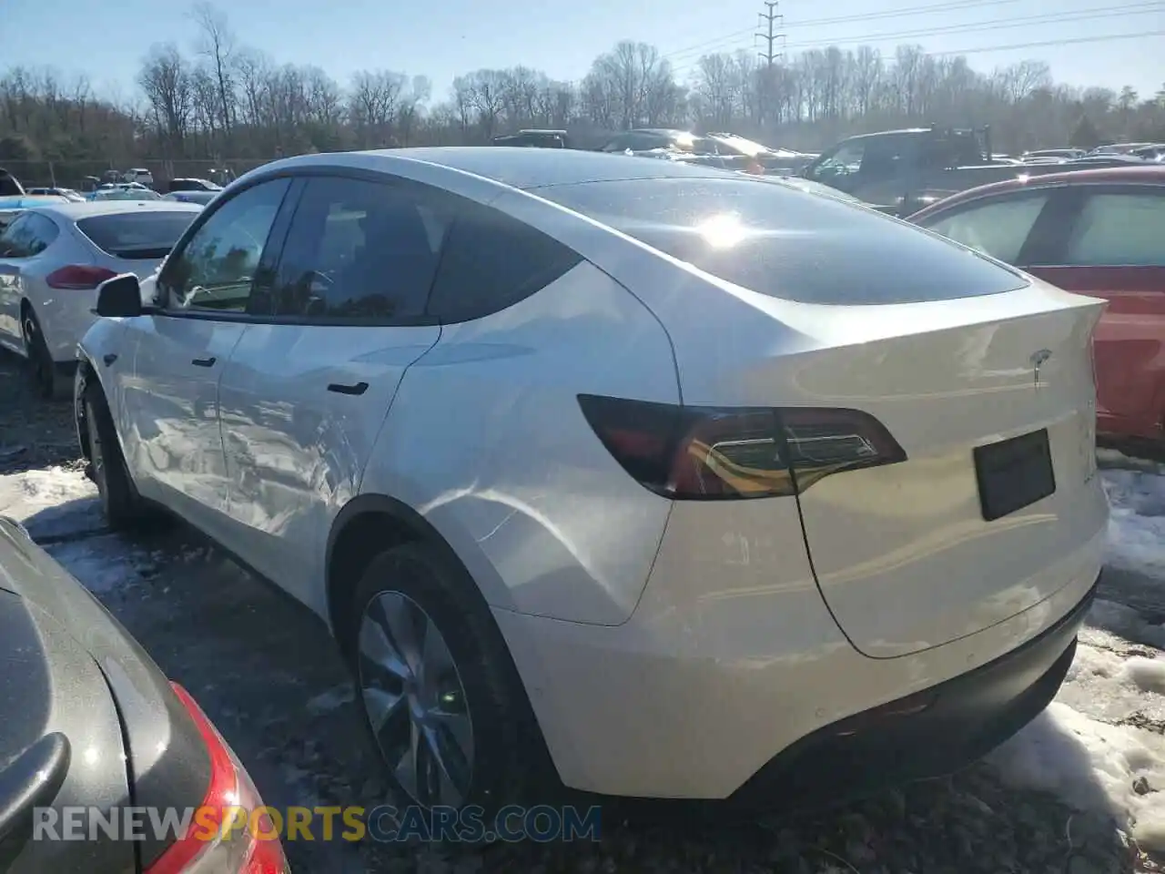 2 Photograph of a damaged car 7SAYGDEE8NA014991 TESLA MODEL Y 2022