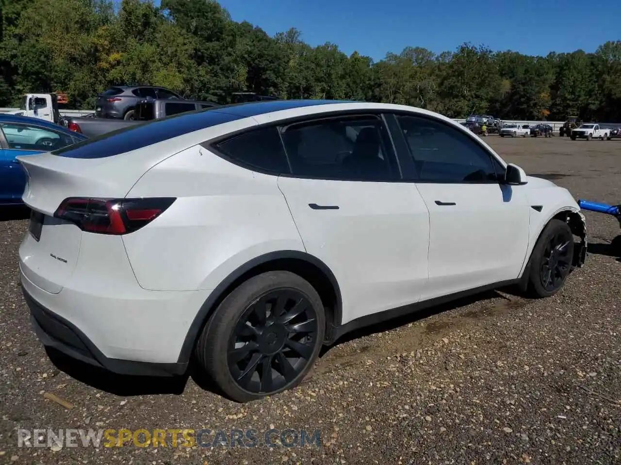 3 Photograph of a damaged car 7SAYGDEE8NA016465 TESLA MODEL Y 2022