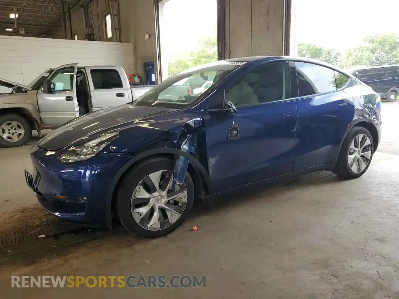 1 fotografías del automóvil dañado 7SAYGDEE8NF315845 TESLA MODEL Y 2022