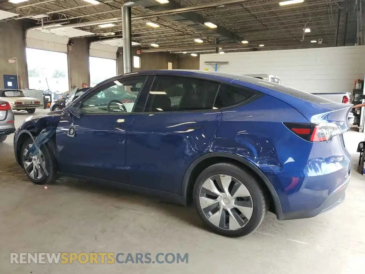 2 fotografías del automóvil dañado 7SAYGDEE8NF315845 TESLA MODEL Y 2022