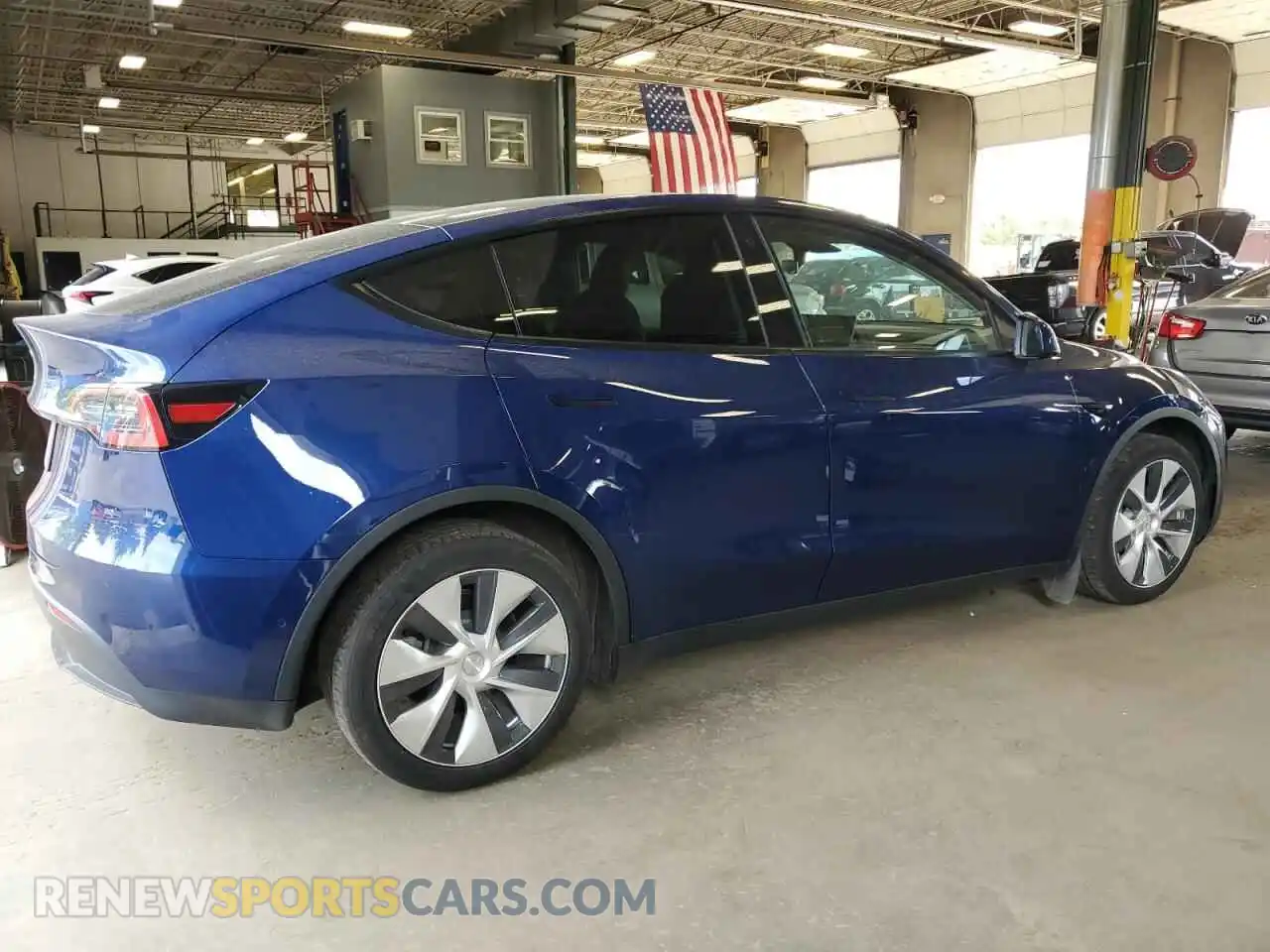 3 fotografías del automóvil dañado 7SAYGDEE8NF315845 TESLA MODEL Y 2022