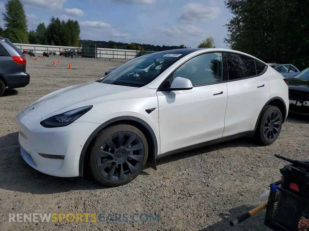1 fotografías del automóvil dañado 7SAYGDEE8NF320477 TESLA MODEL Y 2022