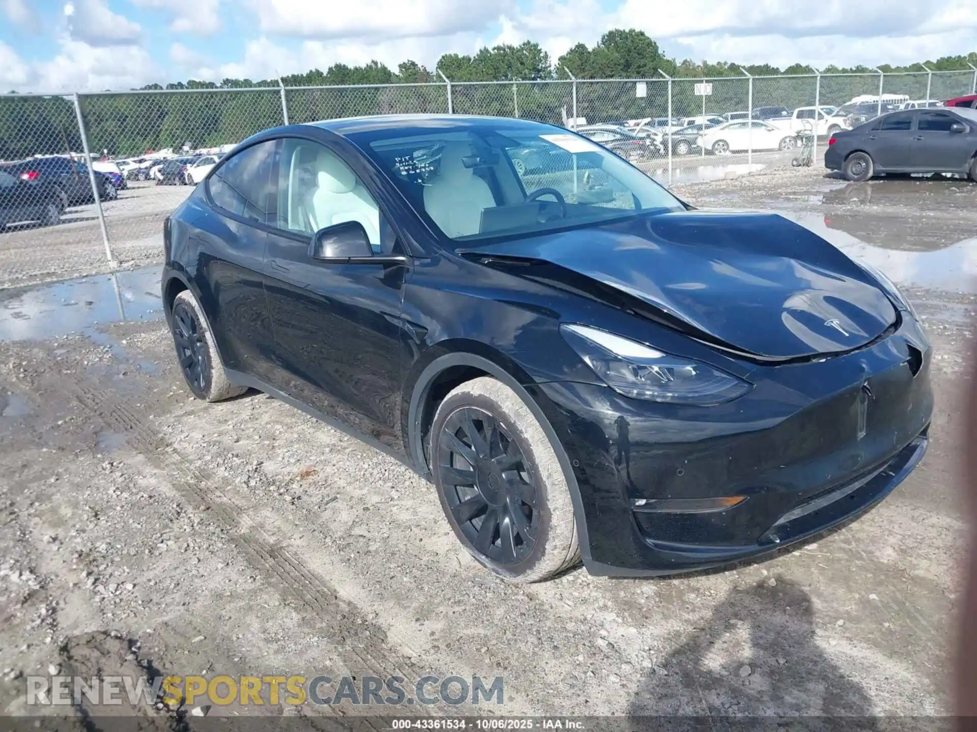 1 Photograph of a damaged car 7SAYGDEE8NF322374 TESLA MODEL Y 2022