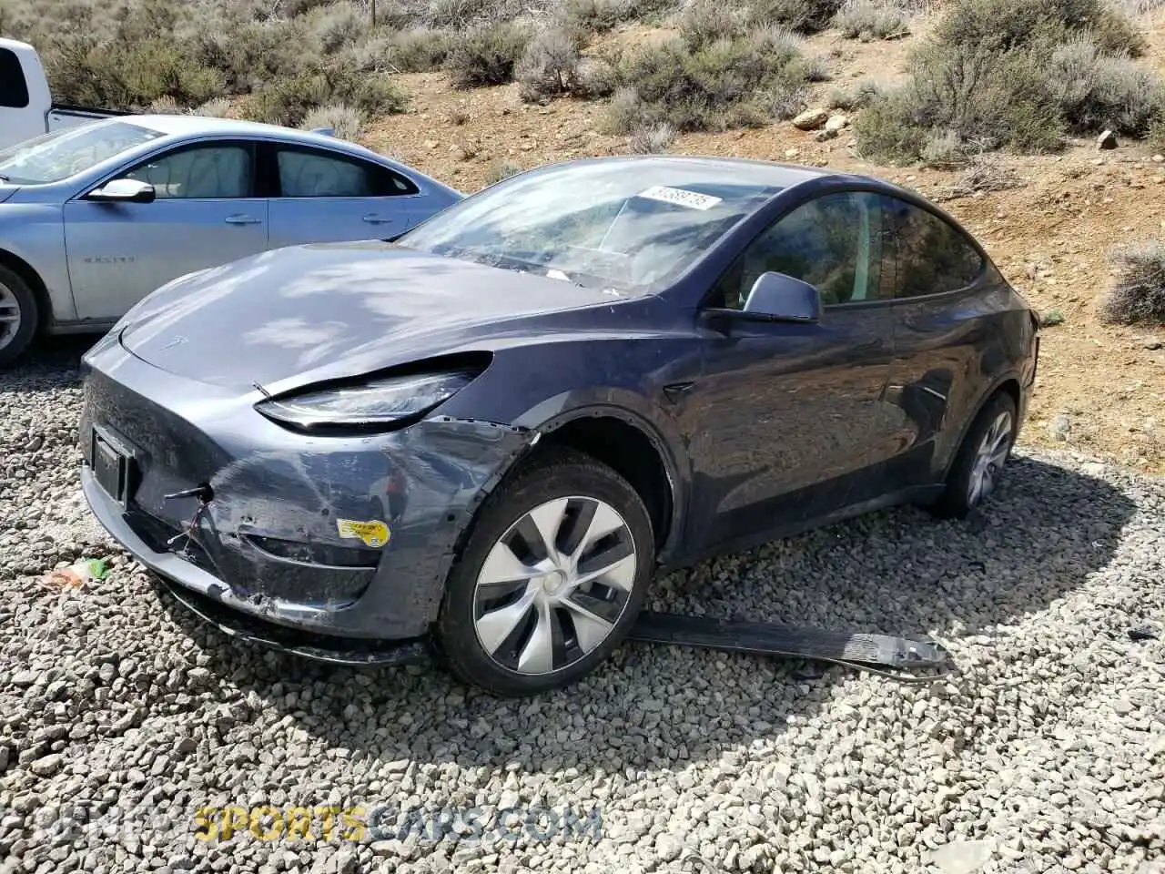 1 Photograph of a damaged car 7SAYGDEE8NF323945 TESLA MODEL Y 2022