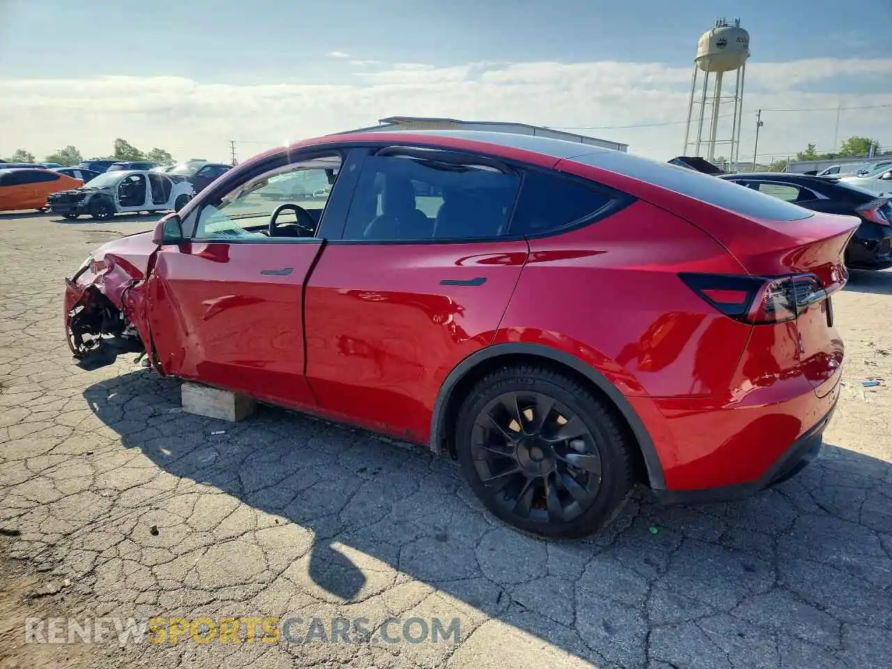2 Photograph of a damaged car 7SAYGDEE8NF325940 TESLA MODEL Y 2022