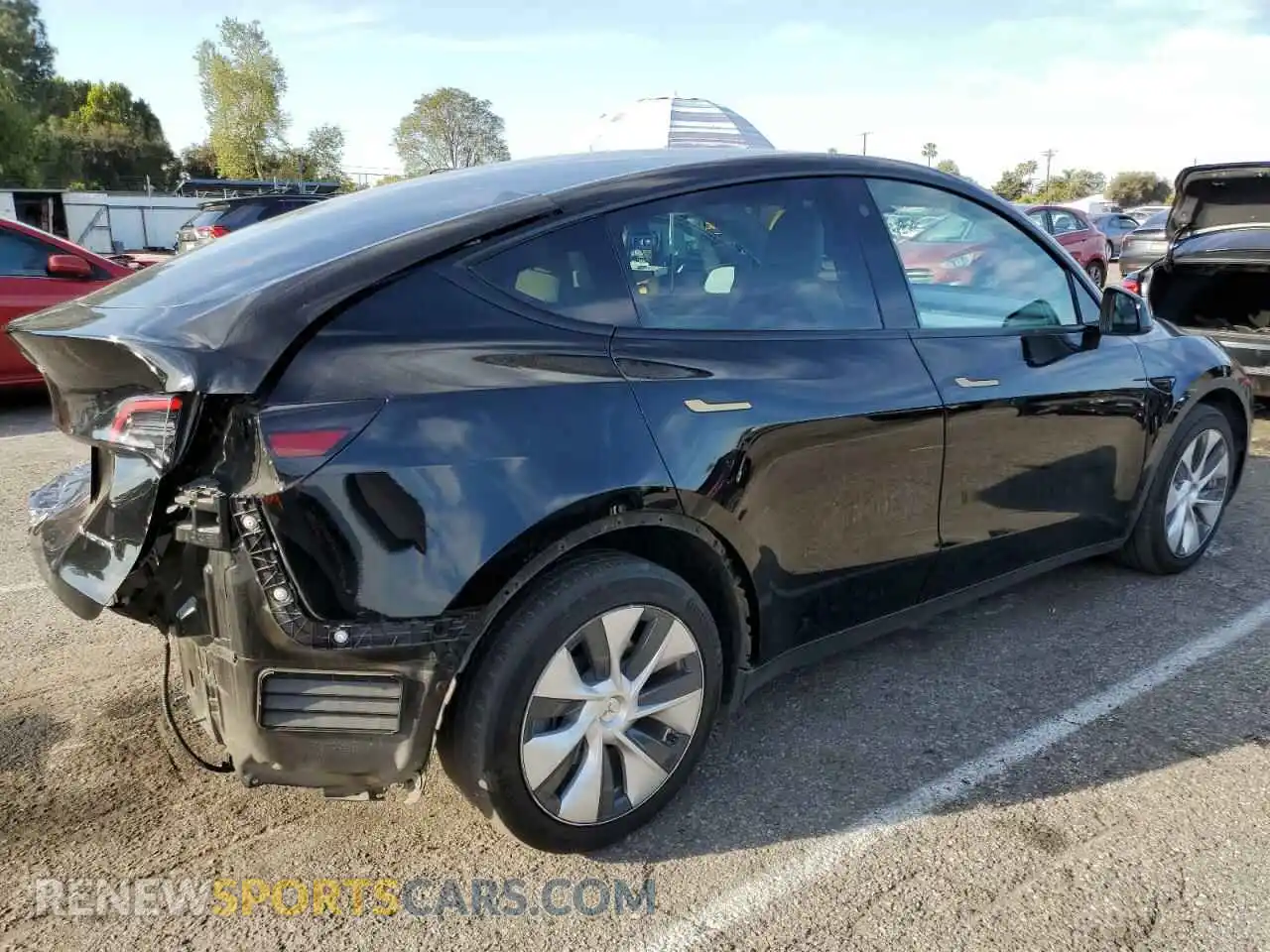 3 Photograph of a damaged car 7SAYGDEE8NF329275 TESLA MODEL Y 2022