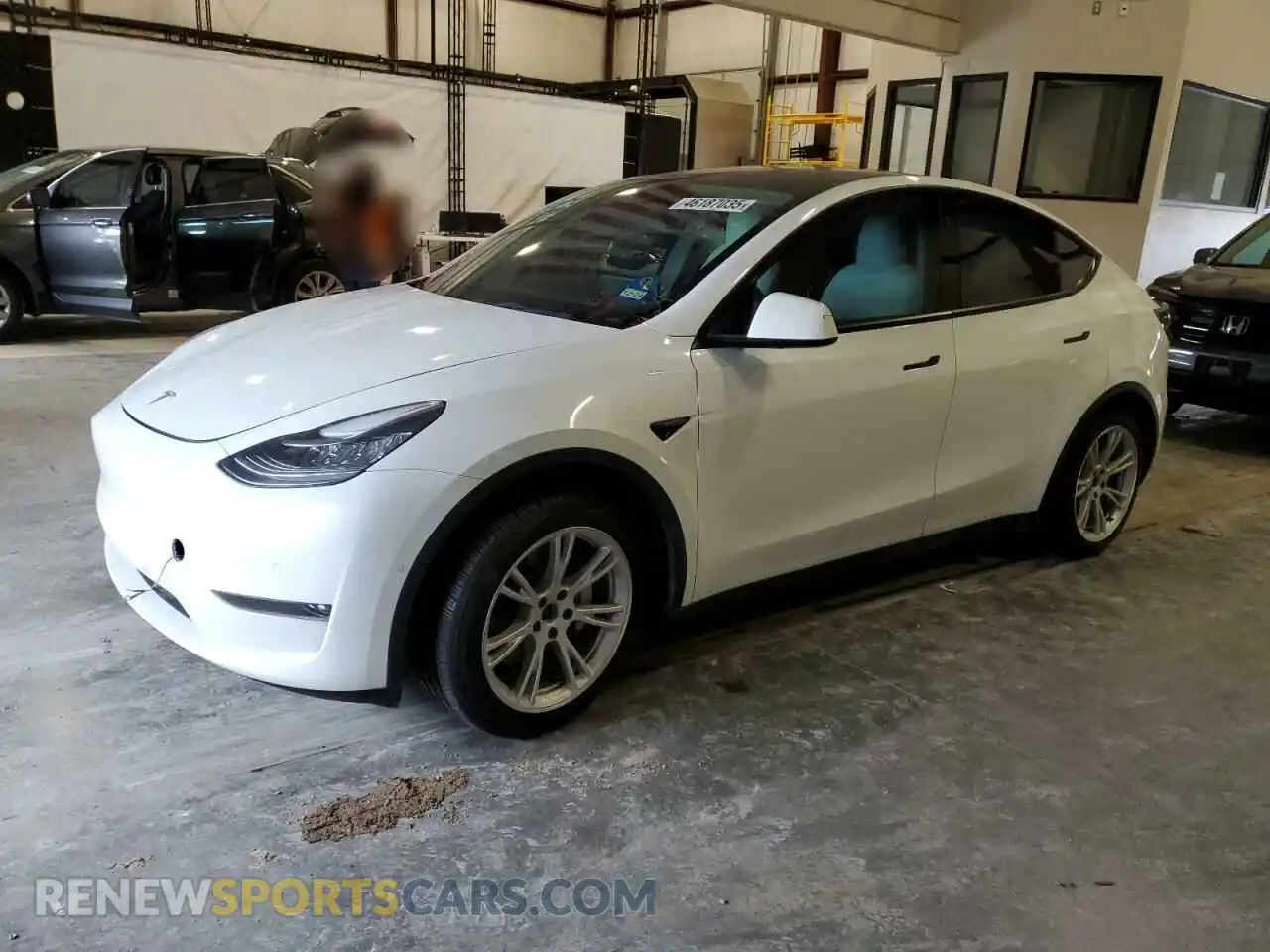 1 Photograph of a damaged car 7SAYGDEE8NF339790 TESLA MODEL Y 2022