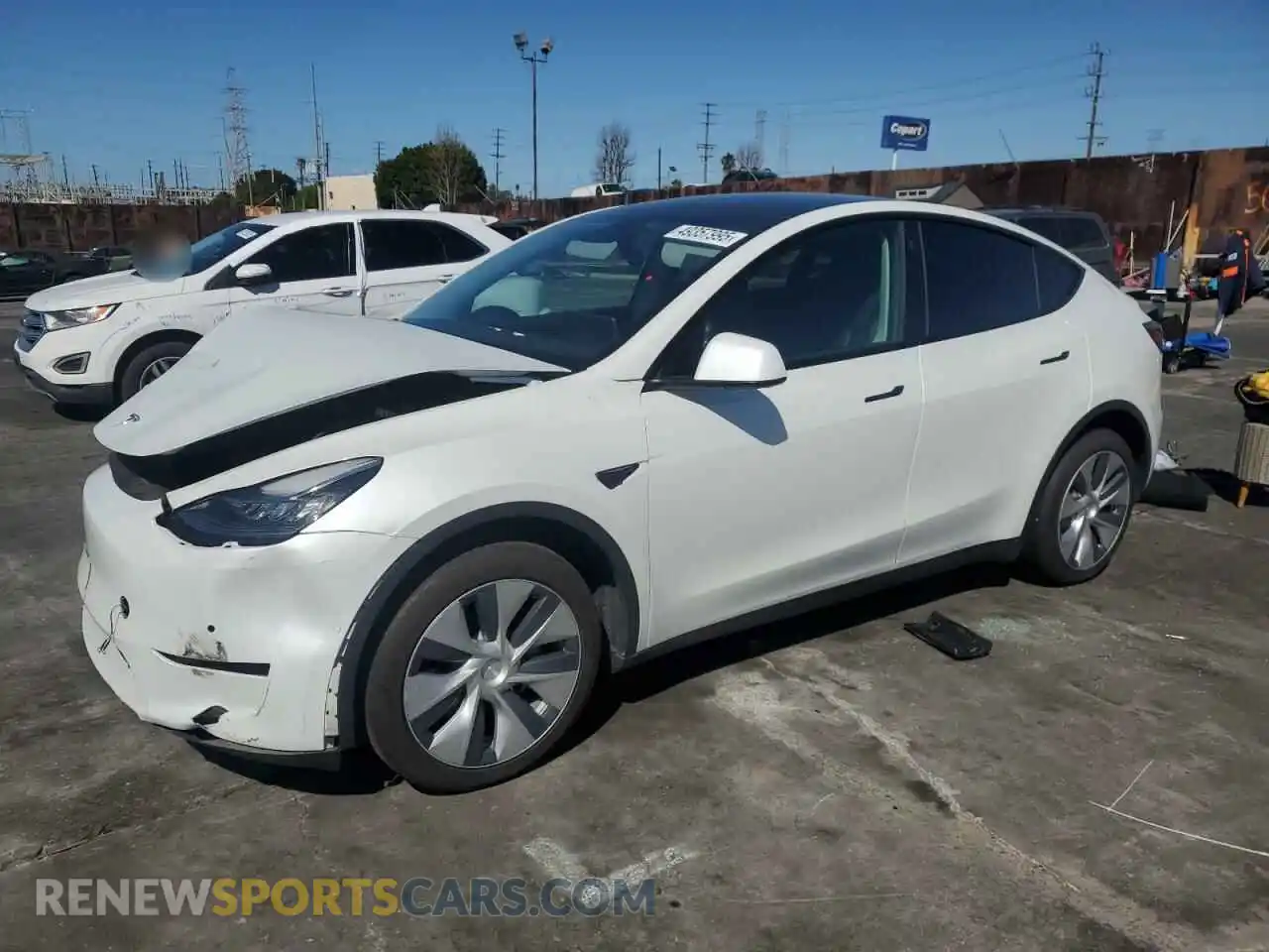 1 Photograph of a damaged car 7SAYGDEE8NF340096 TESLA MODEL Y 2022