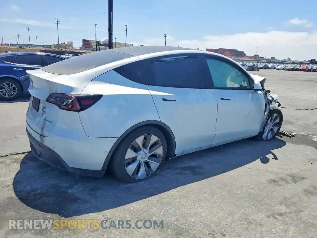 3 Photograph of a damaged car 7SAYGDEE8NF341166 TESLA MODEL Y 2022