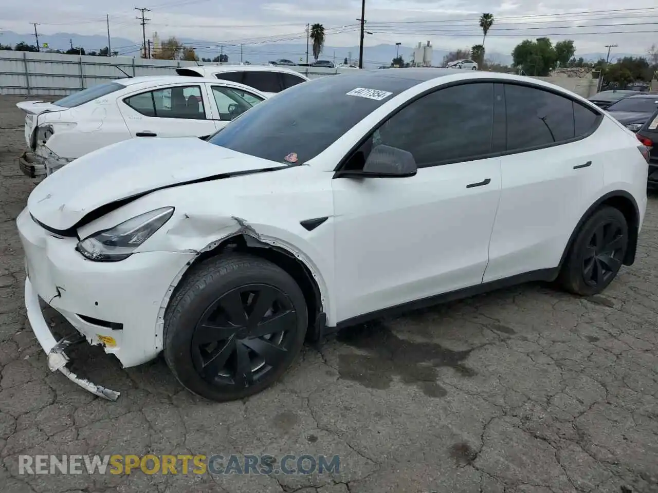 1 Photograph of a damaged car 7SAYGDEE8NF346593 TESLA MODEL Y 2022