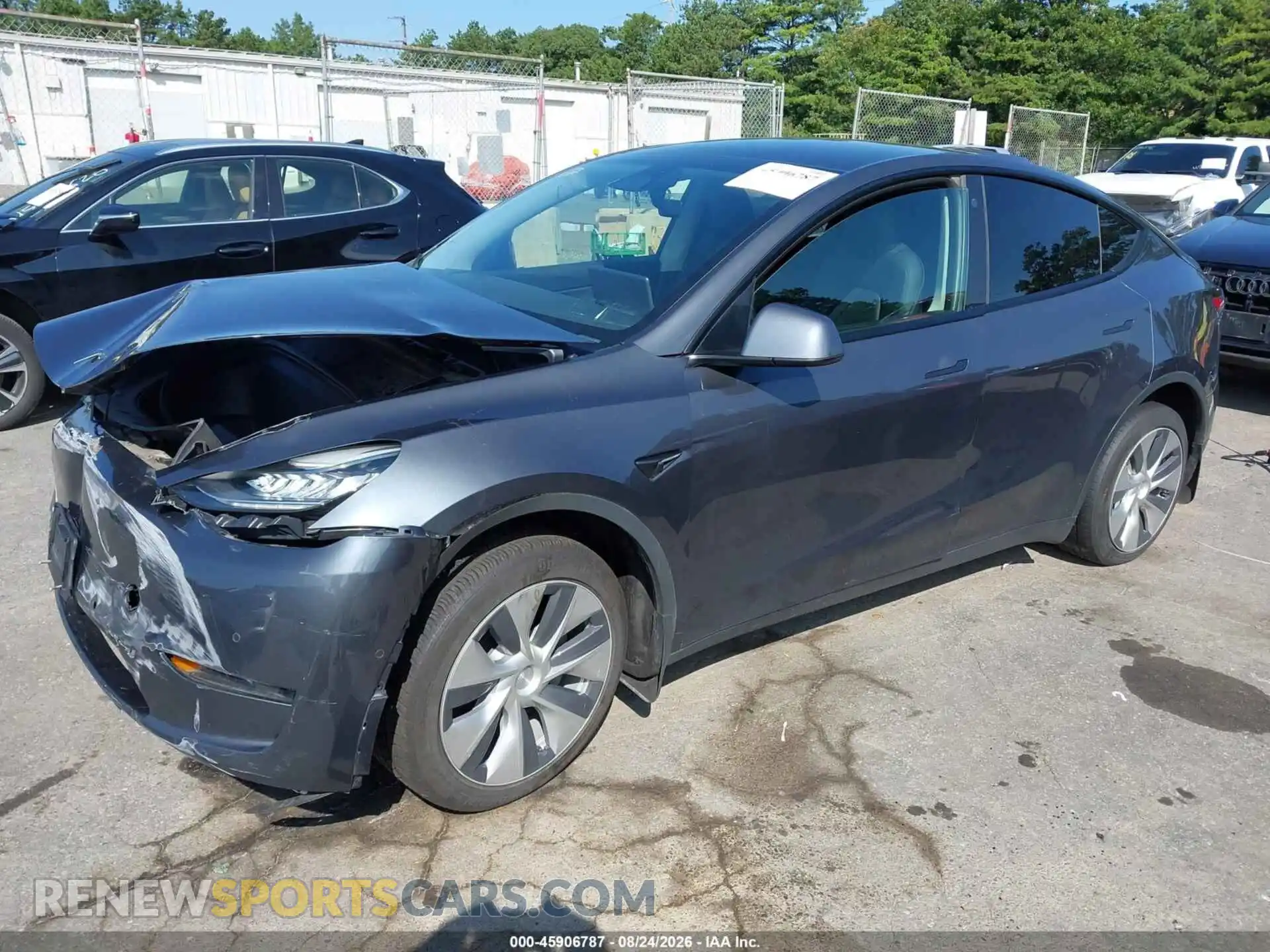 2 fotografías del automóvil dañado 7SAYGDEE8NF354029 TESLA MODEL Y 2022