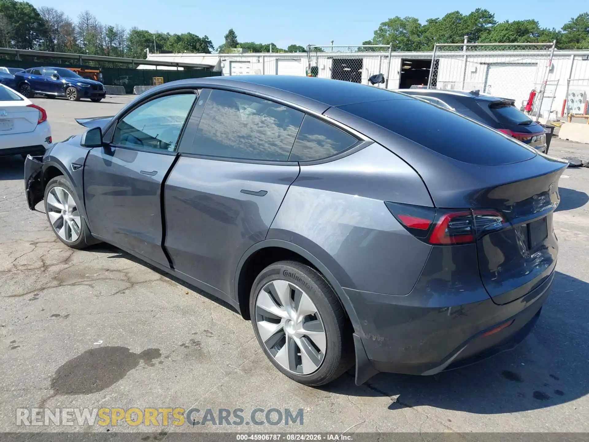 3 fotografías del automóvil dañado 7SAYGDEE8NF354029 TESLA MODEL Y 2022