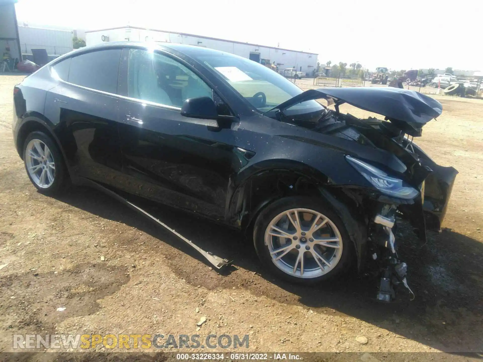 1 Photograph of a damaged car 7SAYGDEE8NF354810 TESLA MODEL Y 2022