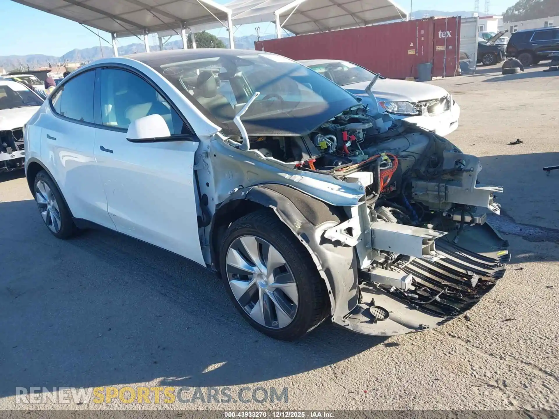 1 fotografías del automóvil dañado 7SAYGDEE8NF361918 TESLA MODEL Y 2022