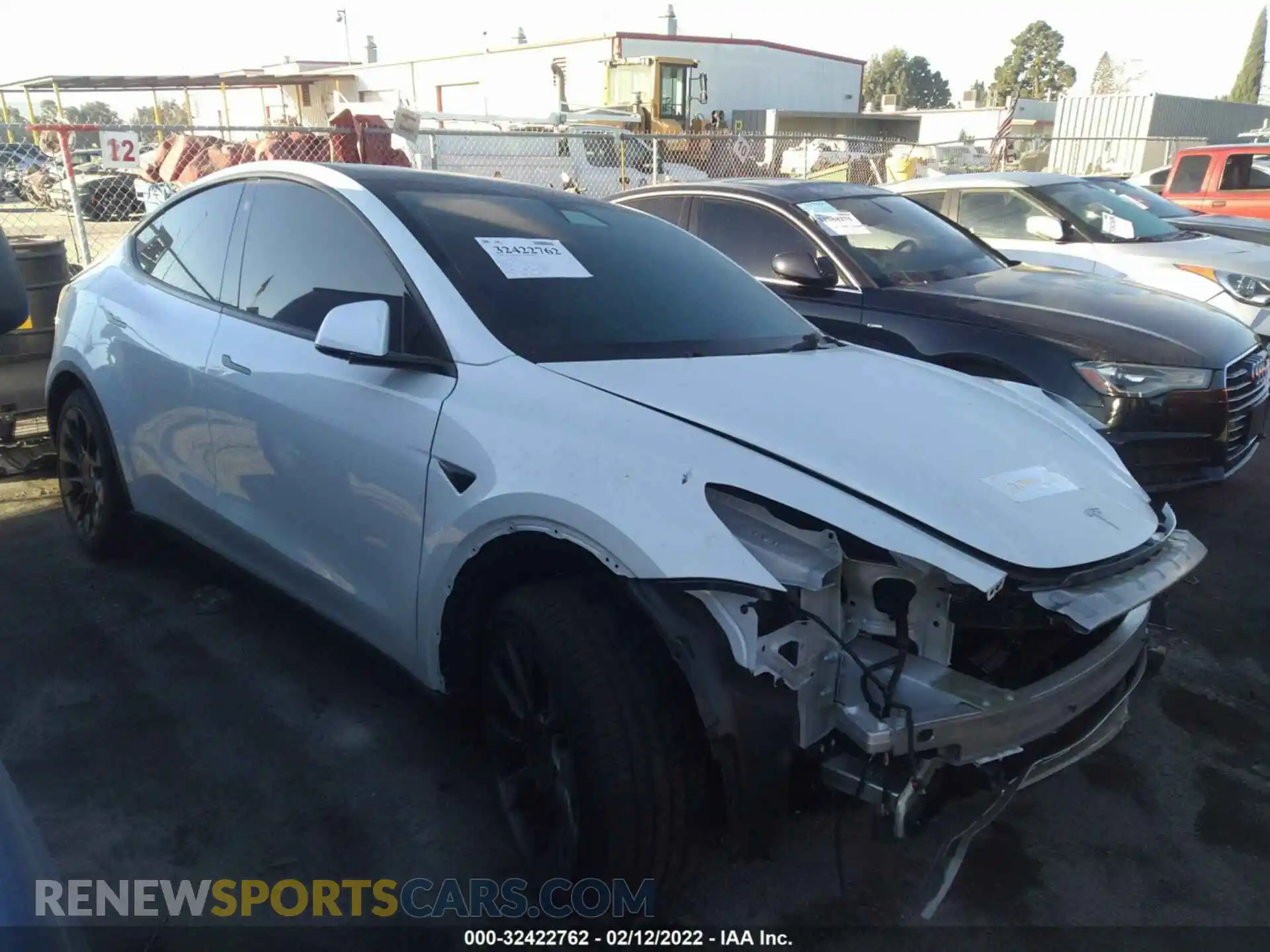 1 Photograph of a damaged car 7SAYGDEE8NF366973 TESLA MODEL Y 2022